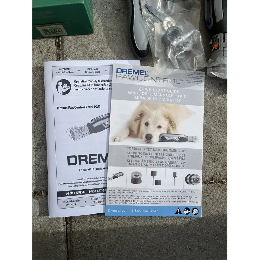 DREMEL PAWCONTROL 7760-PET Cordless Pet Nail Grooming Poop Bags